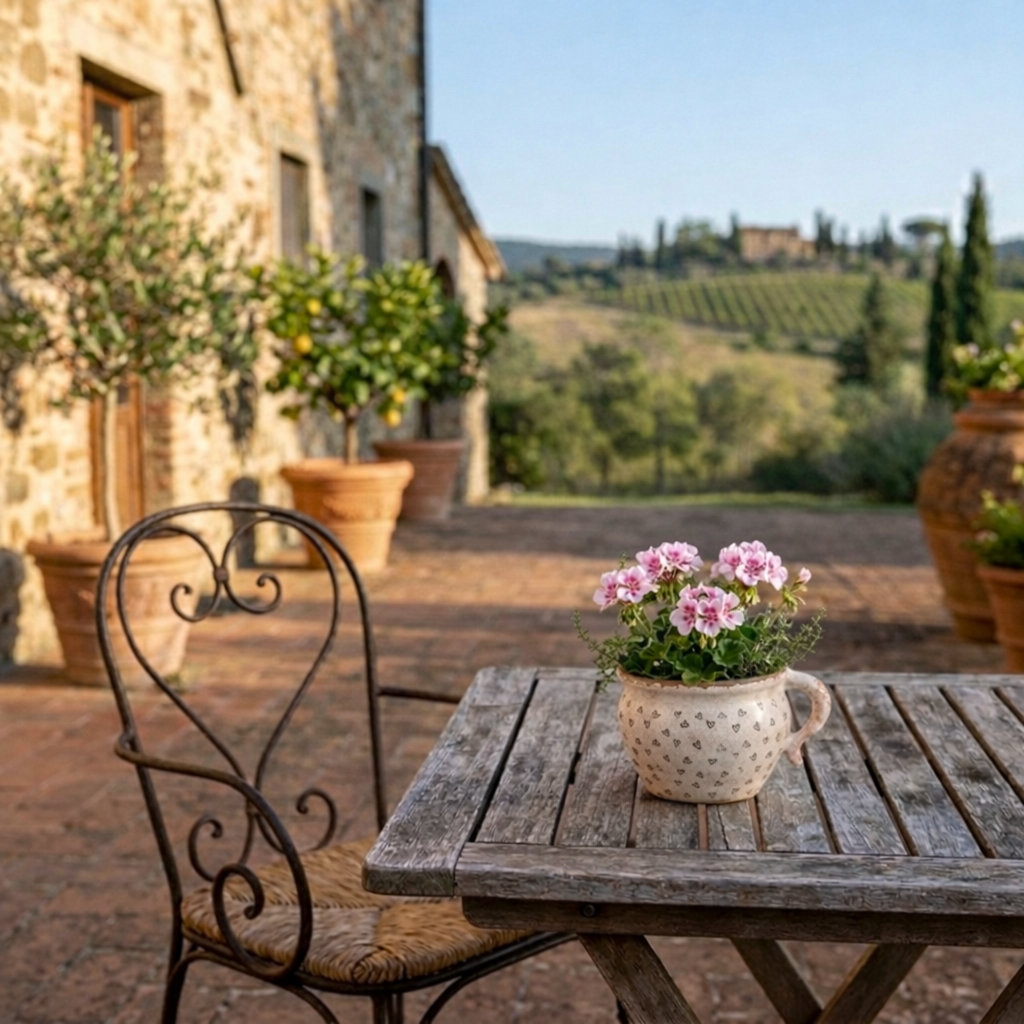 Vaso fiori Ceramica 17x14x12 cm Beige Nero Cuoricini