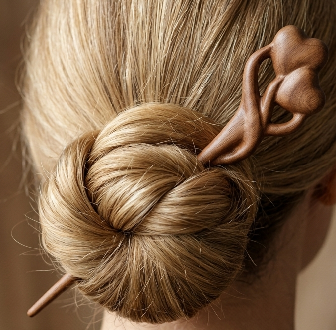 Spilla per capelli - Cuori