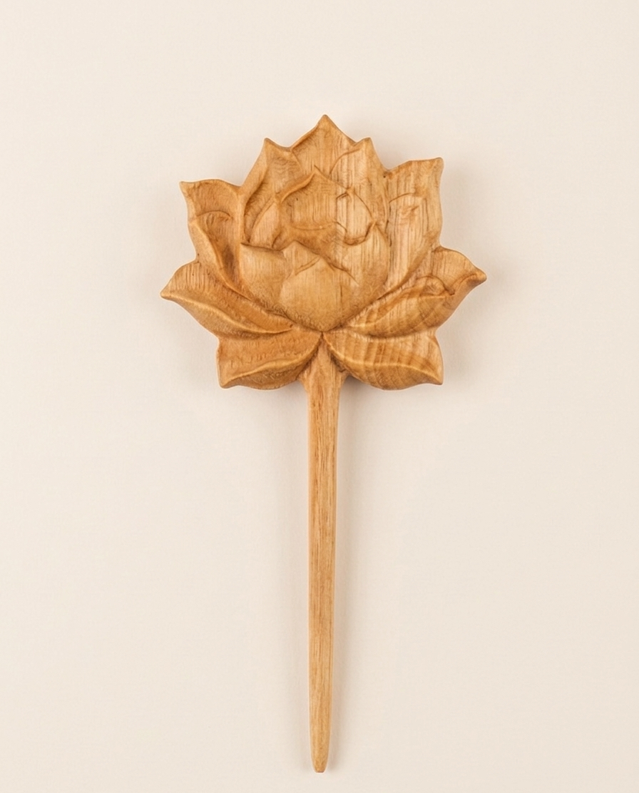 Spilla per capelli - Fiore di loto