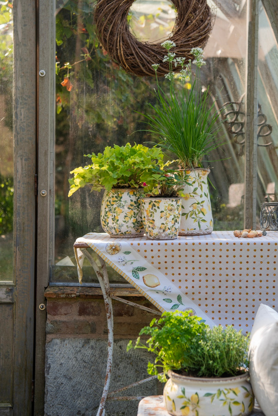 Vaso in ceramica Ø 13x13 cm Limoni