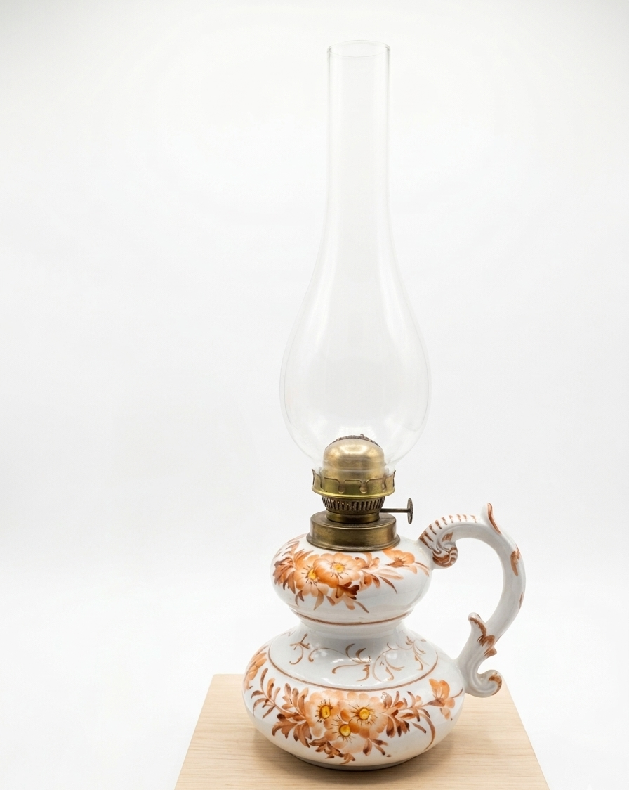 Ceramic oil lamp