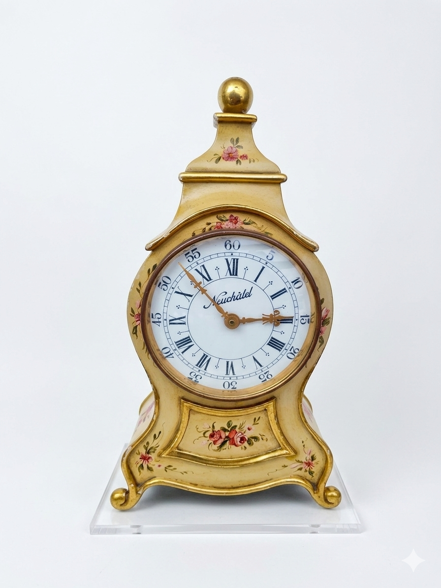 Orologio svizzero a pendolo di Neuchâtel secondo Luigi XVI