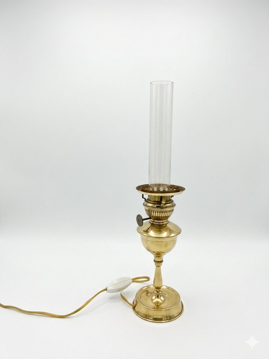 Lampada a olio convertita elettrica brevettata Wunder