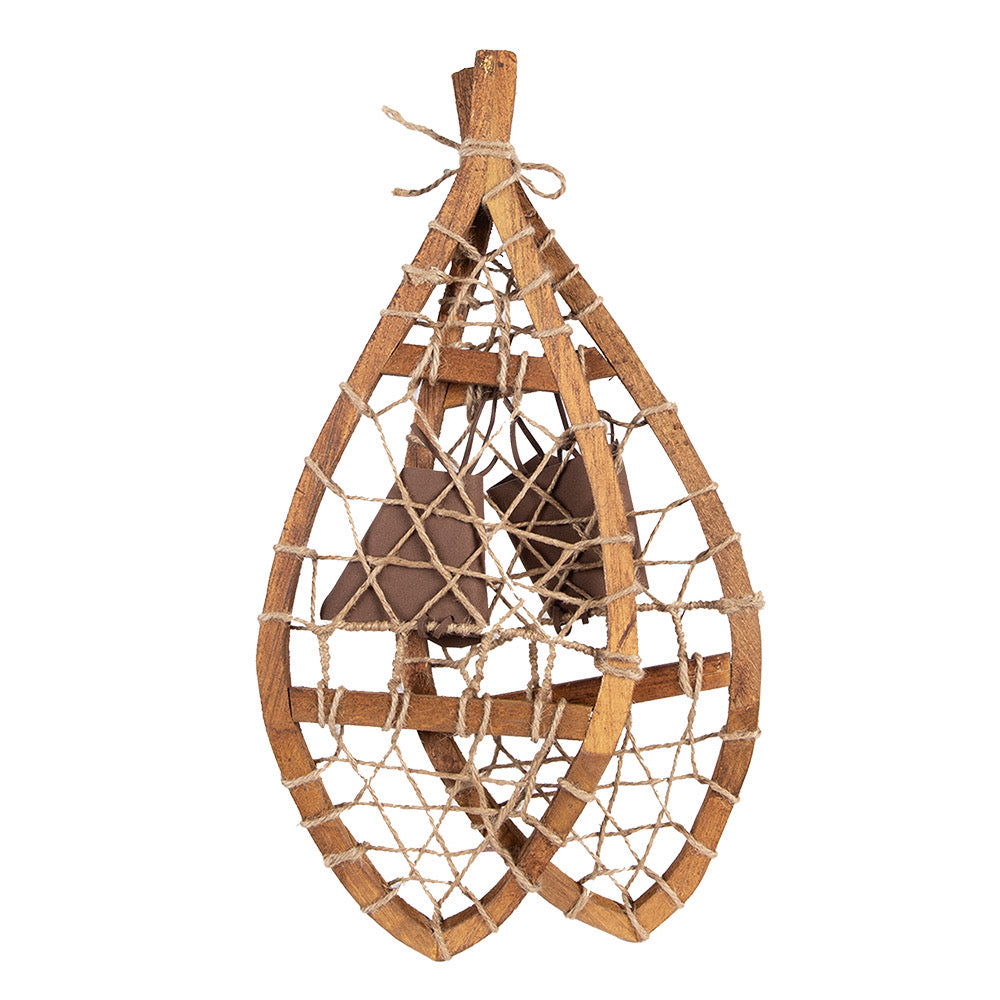 Racchette da neve decorative 55x22x5 cm