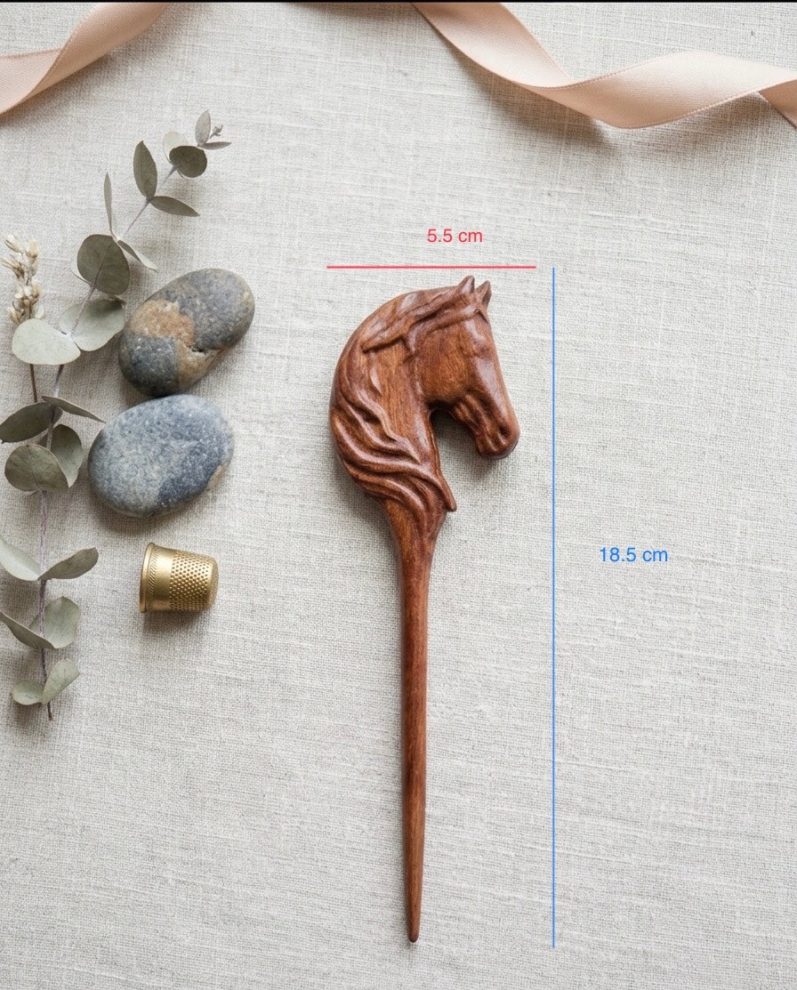 Spilla per capelli - Cavallo
