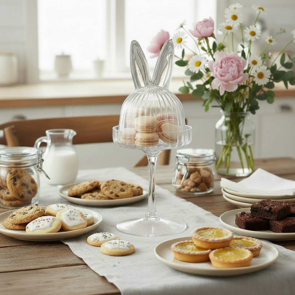 Campana di vetro Coniglio Ø12x29 cm