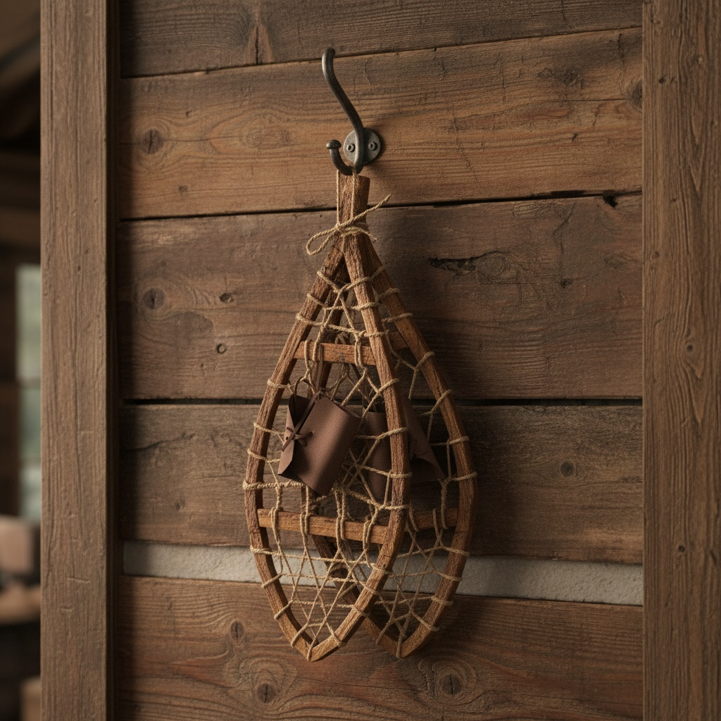 Racchette da neve decorative 55x22x5 cm