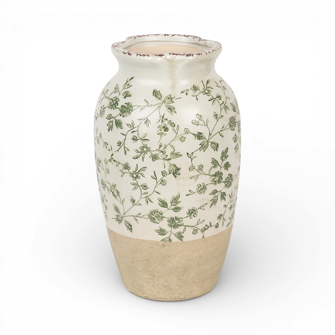 Vaso in Ceramica Ø 16x27 cm Verde