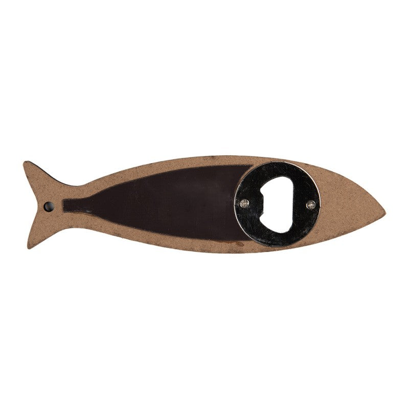 Apribottiglie Pesce 5x18 cm Blu Ceramica