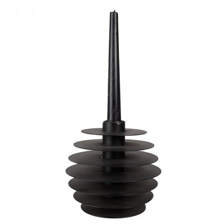 Candelabro 14 cm Nero Ferro Candeliere