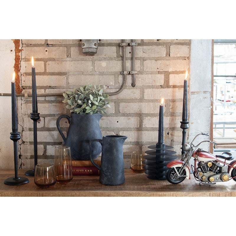 Candelabro 14 cm Nero Ferro Candeliere