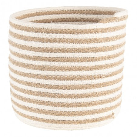 Cesto per riporre scelta tra 3 dimensioni Ø 26 Ø 24 Ø 19 cm Beige Marrone Zostera