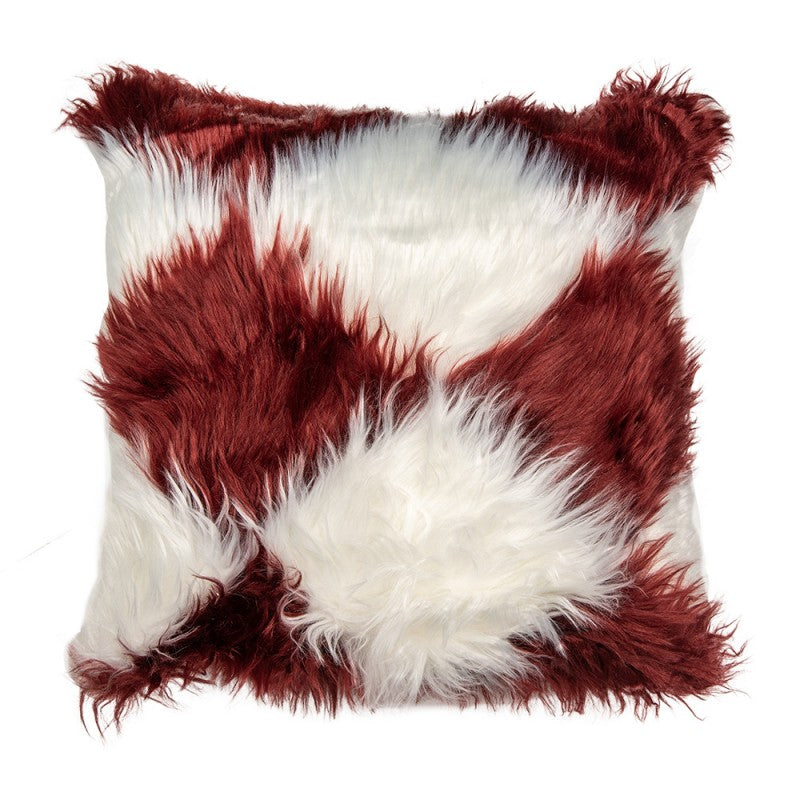Federa per cuscino 45x45 cm Bianco Rosso Poliestere