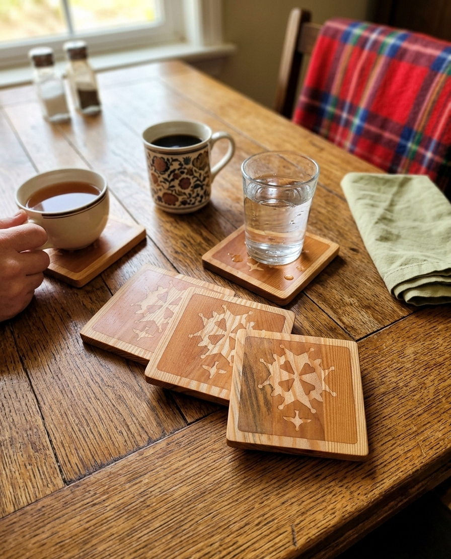 wood and resin