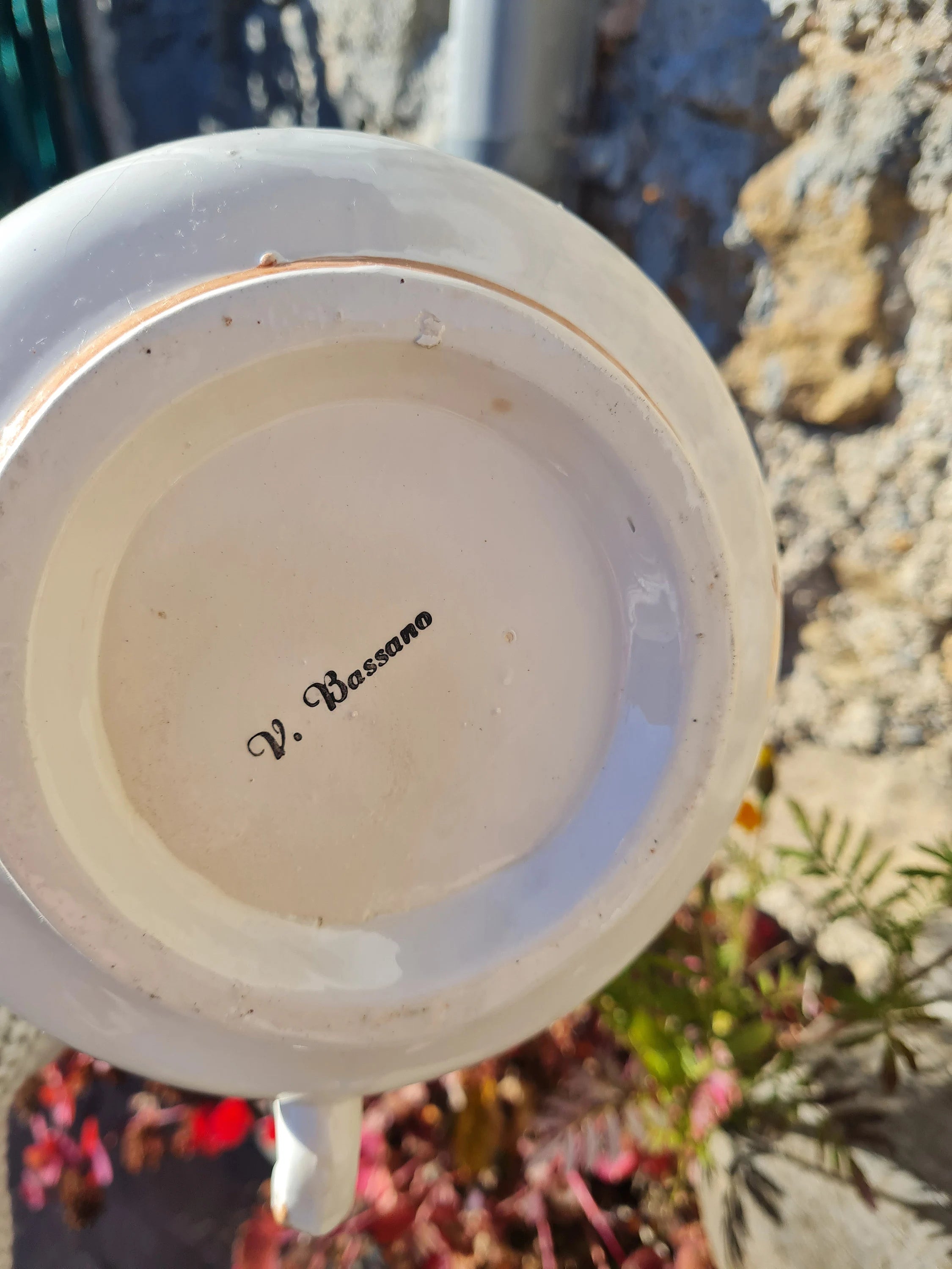 Lampada a olio in ceramica