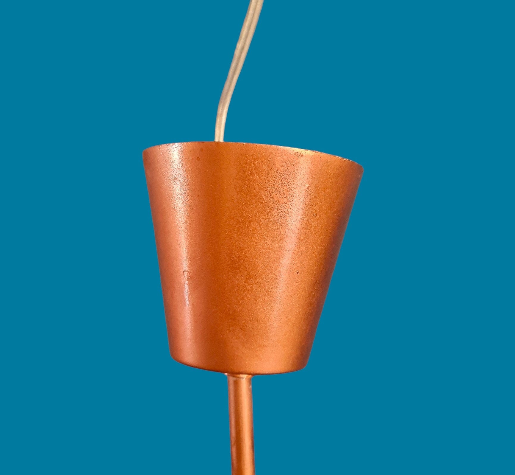 Lampadario a globo con vetro serigrafato