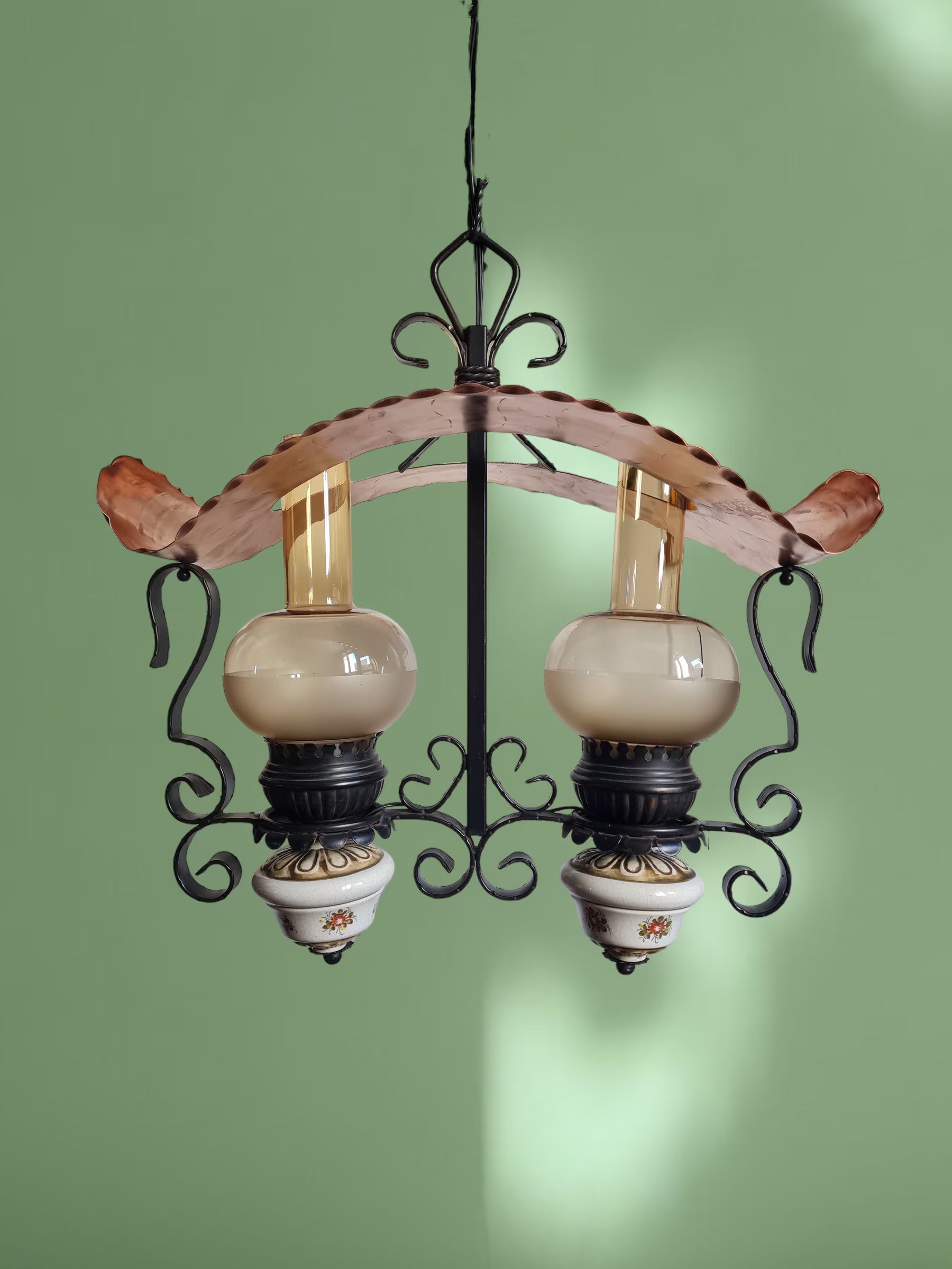 Lampada a sospensione rustica