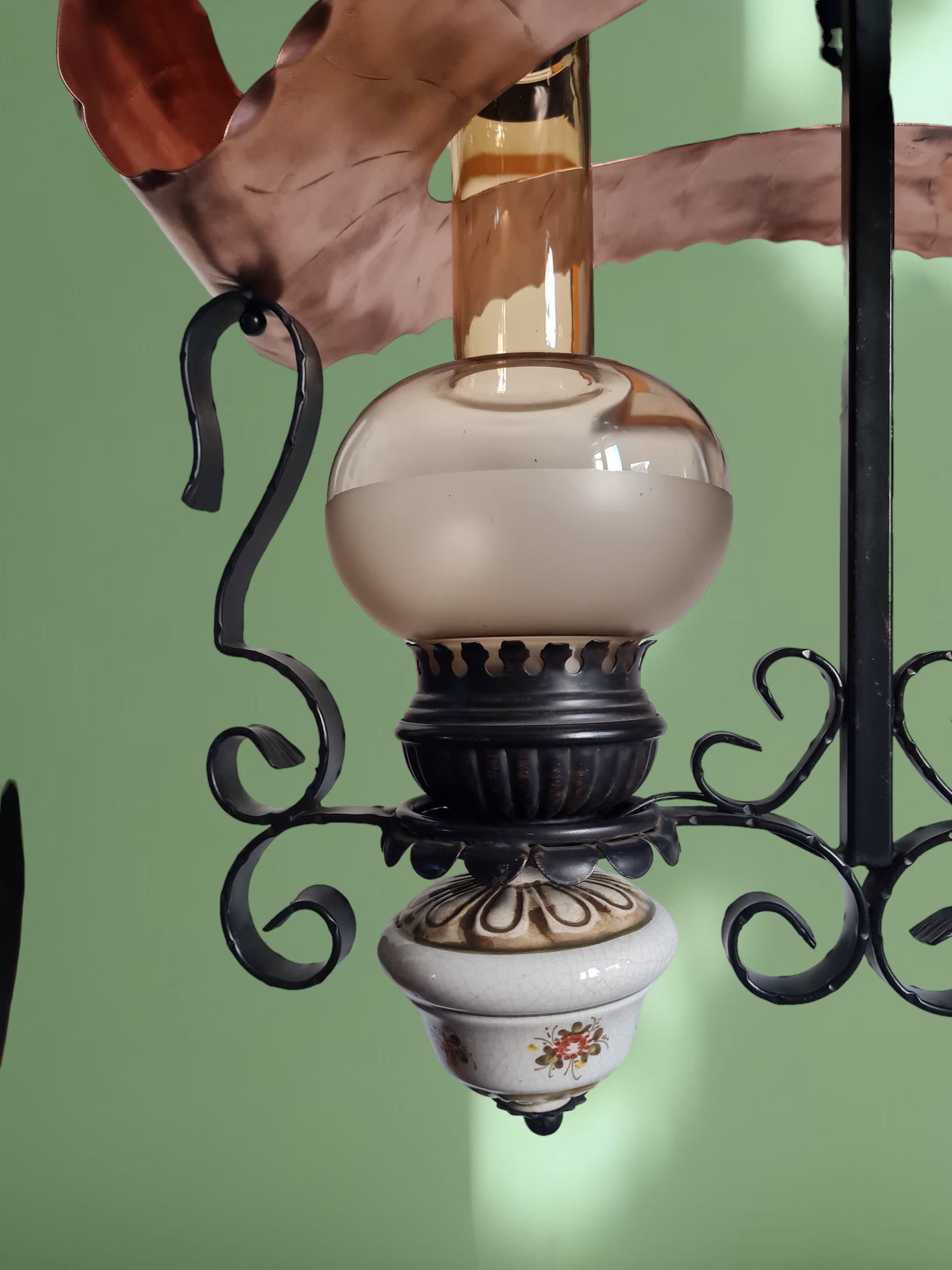 Lampada a sospensione rustica