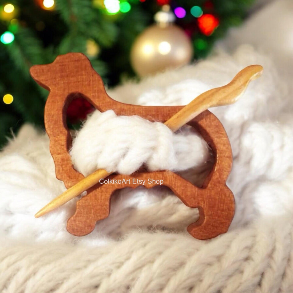 Wooden Shawl Pin,Wood brooch,Wood scarf pin,Women gift, dog,eco friendly accessory, jewlery,animal,australian shepherd, girl gift pin,brooch