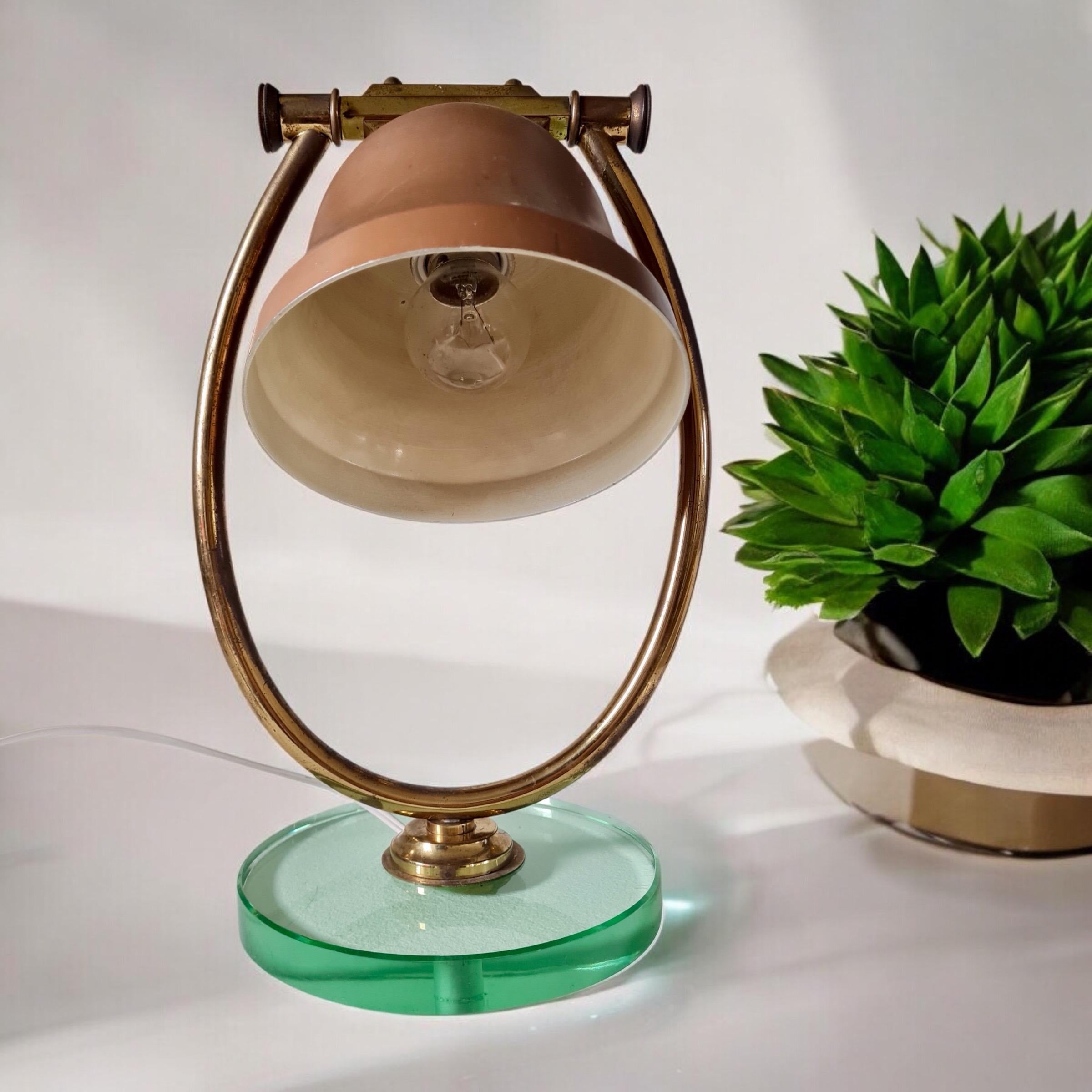 Lampada da tavolo, vecchia campana da reception