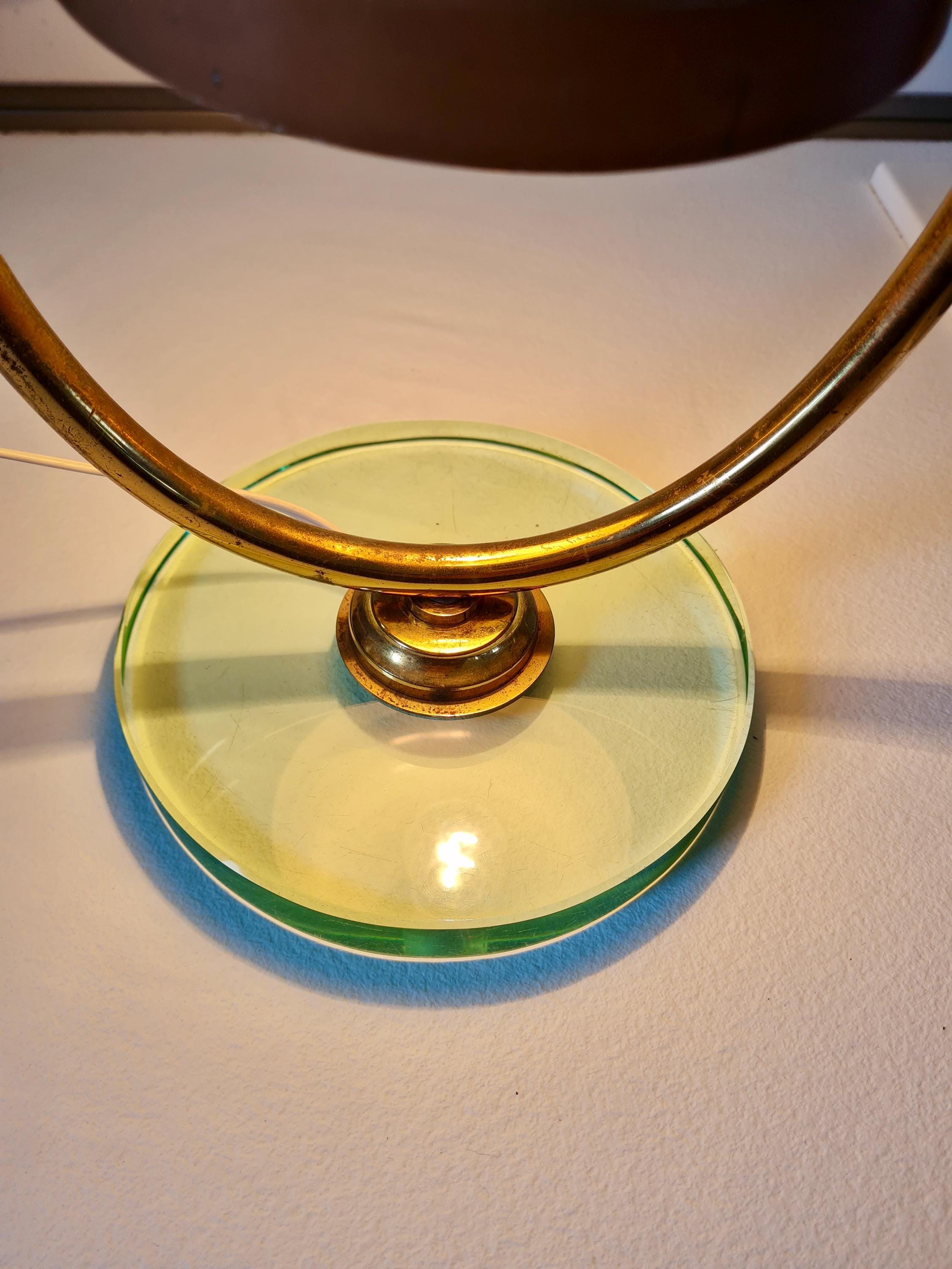 Lampada da tavolo, vecchia campana da reception