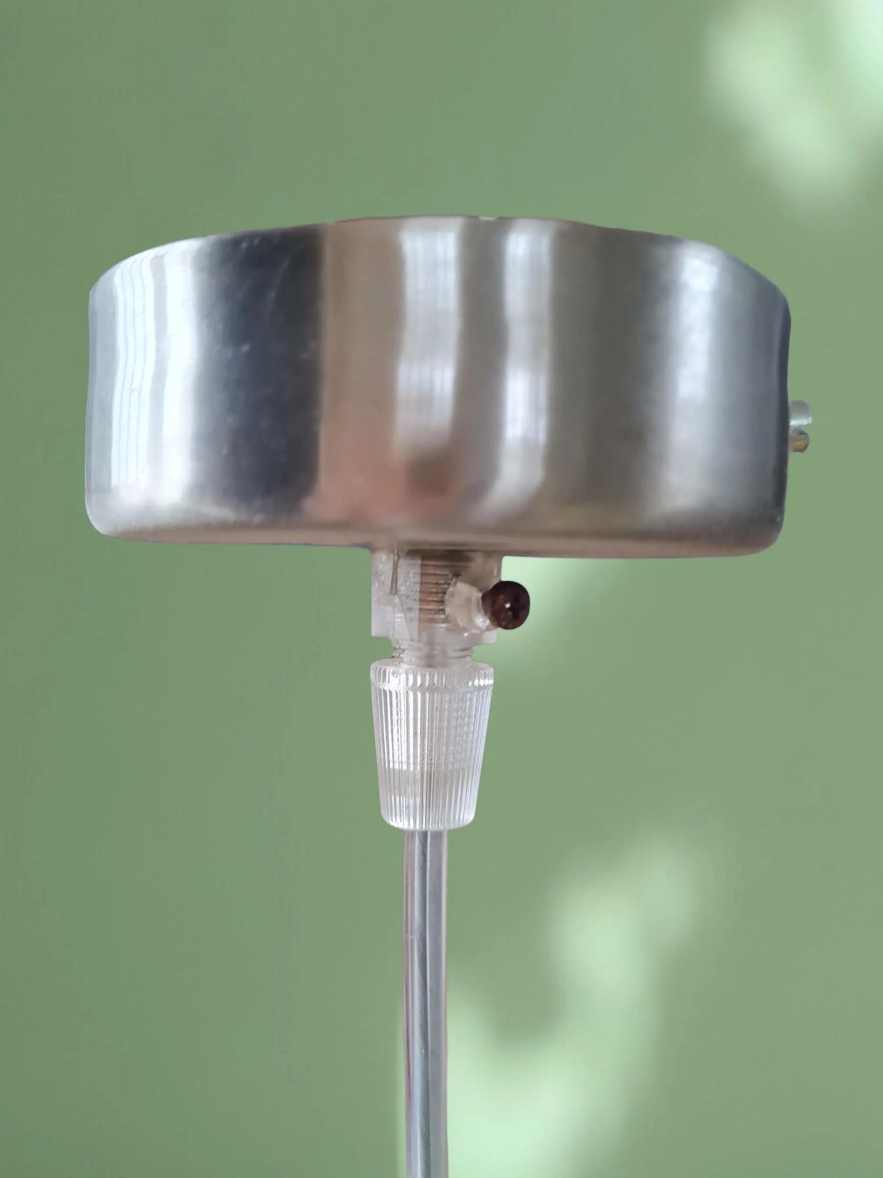 Suspension de style mid-century avec verre opale