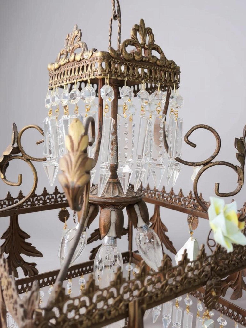 Lampadario a sospensione vintage