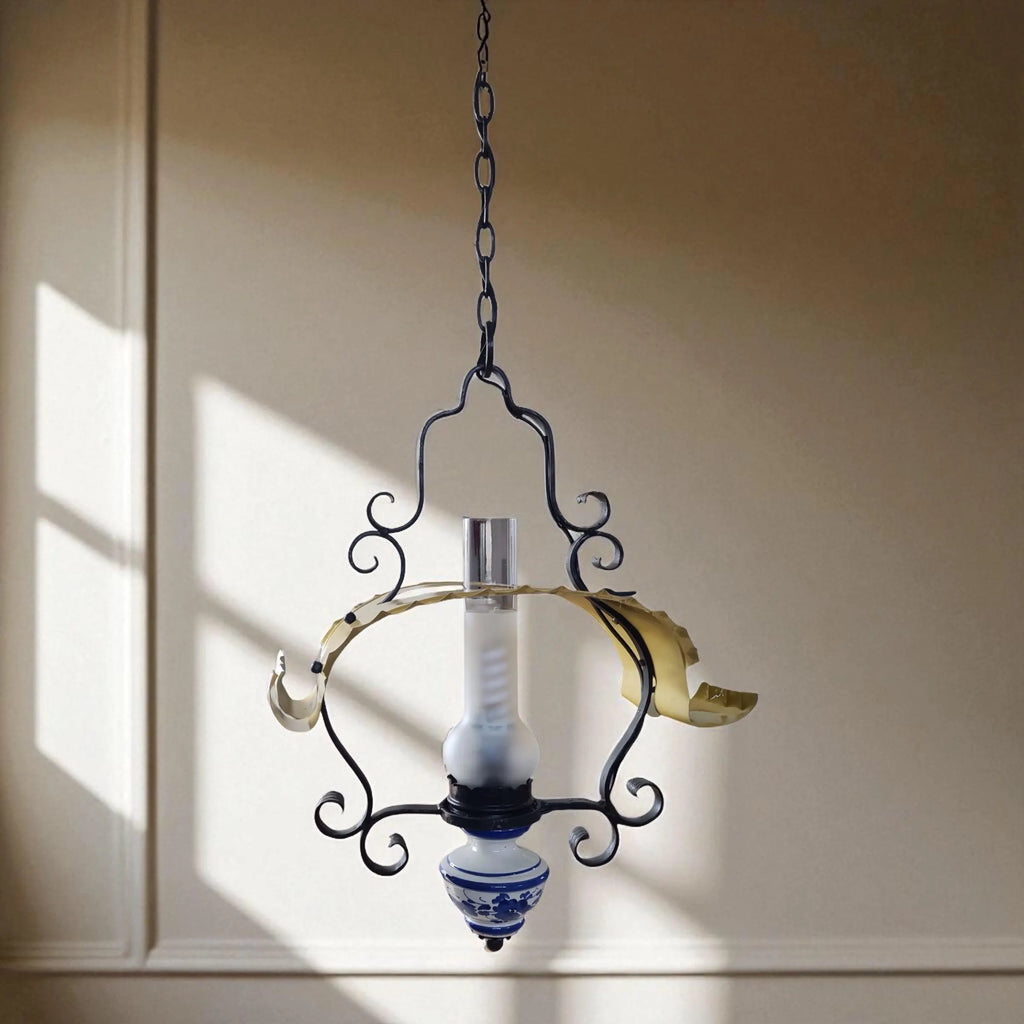 Suspension rustique à une lumière