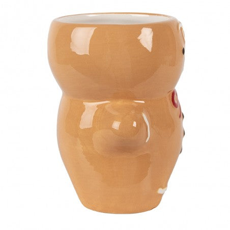Tazza Uomo di pan di zenzero 300 ml Marrone Ceramica